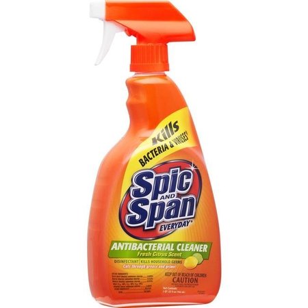 SPIC AND SPAN Spic & Span 1014179 32 oz Everyday Fresh Citrus Scent Antibacterial Cleaner Liquid; Pack of 9 1014179